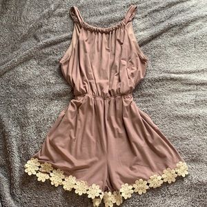 Velvet romper